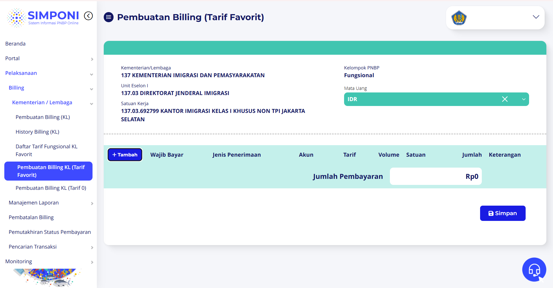 billing
