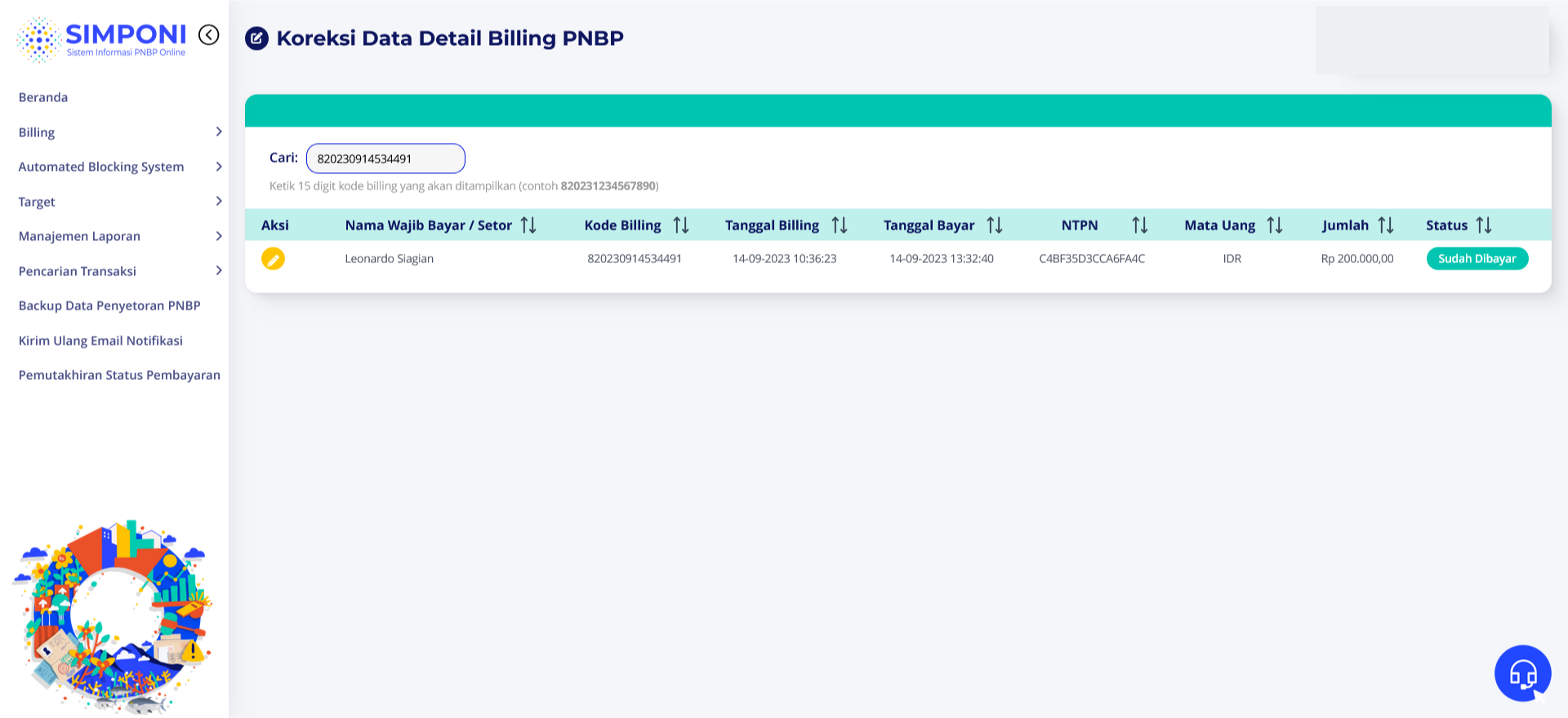 billing
